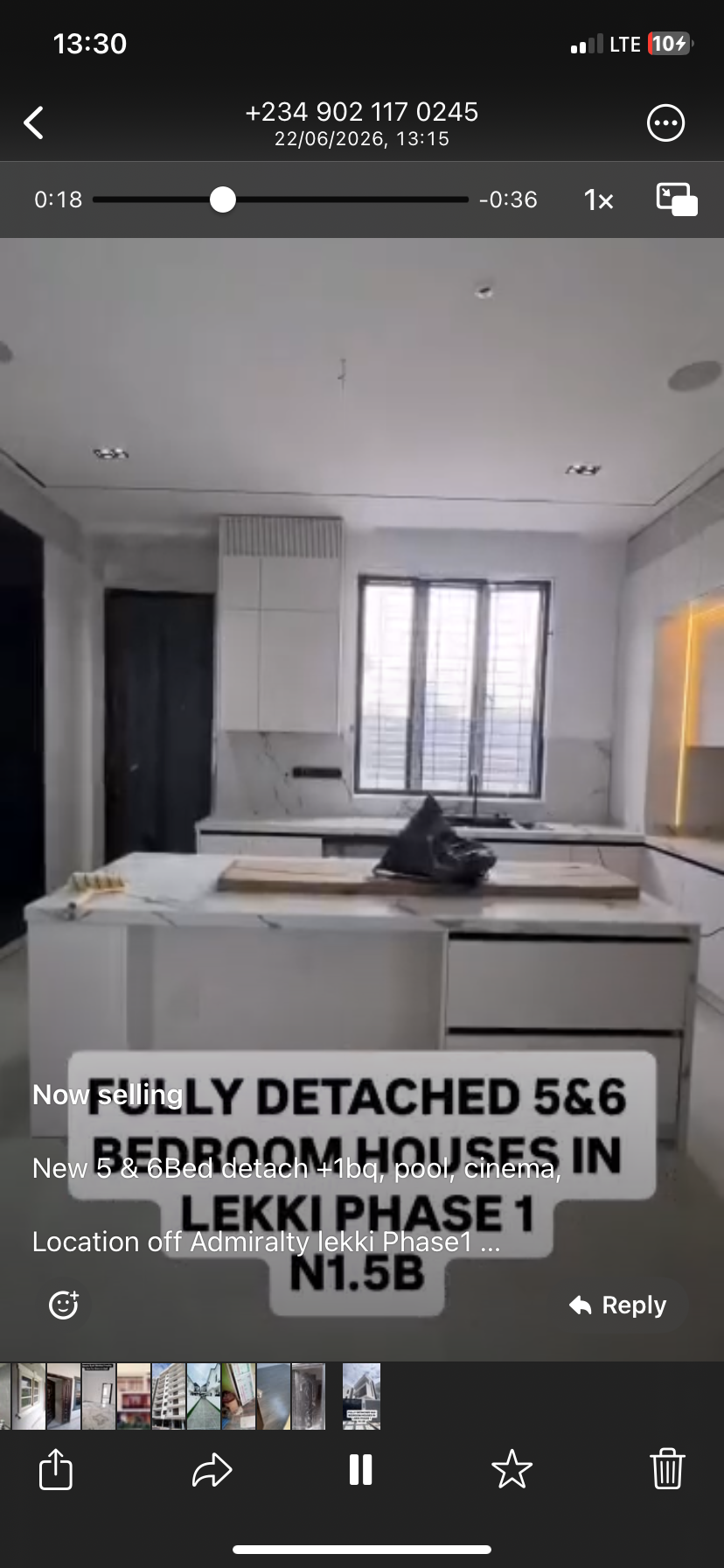 New 5 & 6Bed detach +1bq, pool, cinema,   Location off Admiralty lekki Phase1   N1.6b & N1.5b