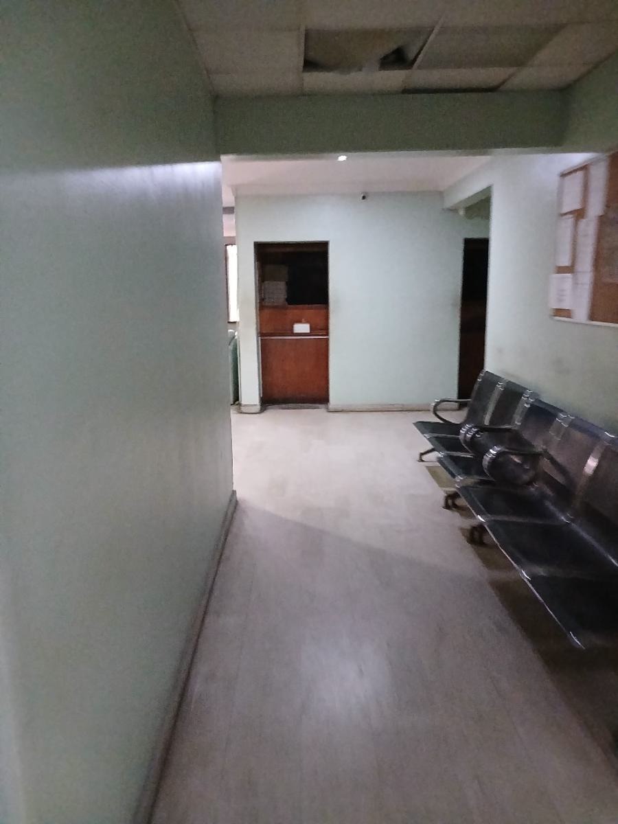 A well-structured hospital building with spacious layout suitable for large scale