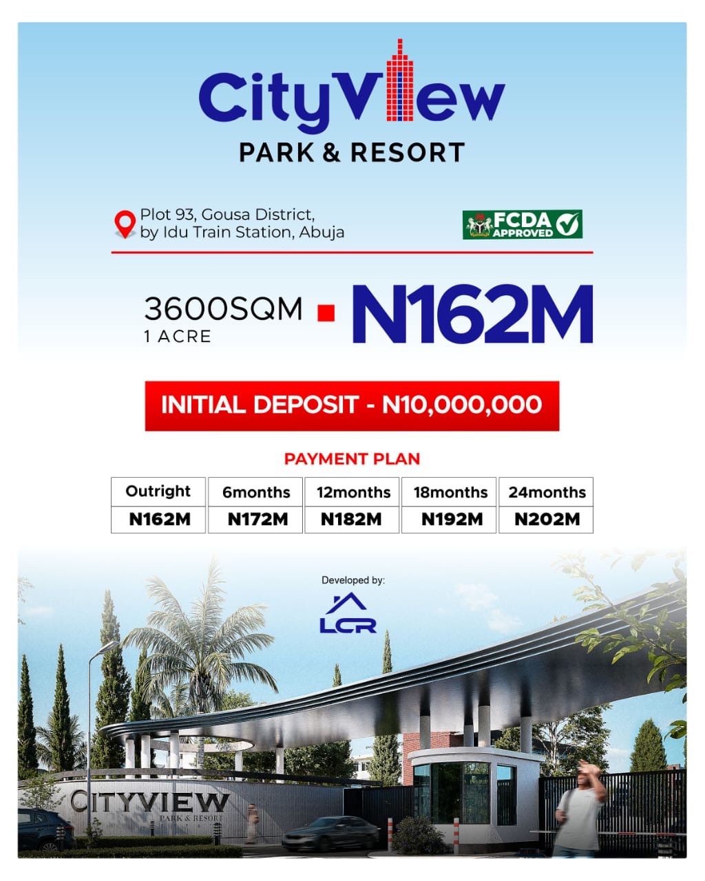 C of O Land for sale at Abuja starting with N9M