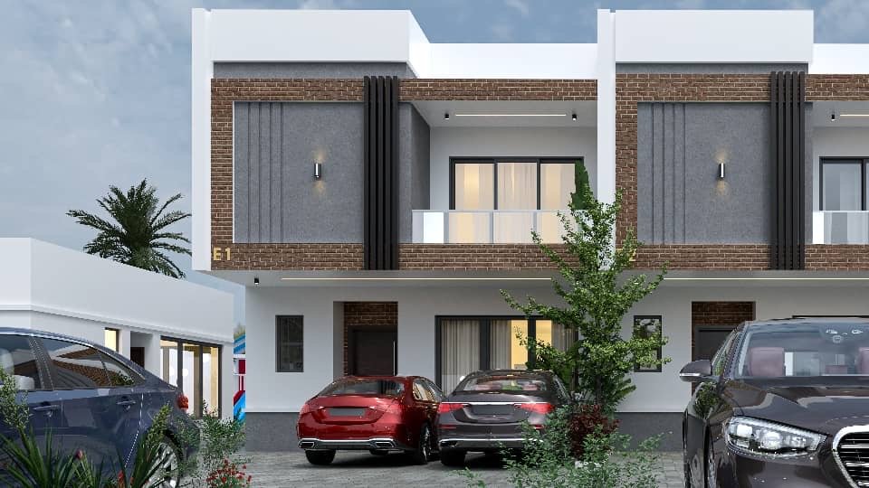 Offplan 2 & 3 bedroom terrace duplex +â€™BQ for Sale in Monguno, Borno photo 3