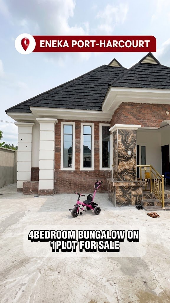 4 Bedroom Bungalow for Sale at Eneka in Upper Sakponba, Benin City, Edo