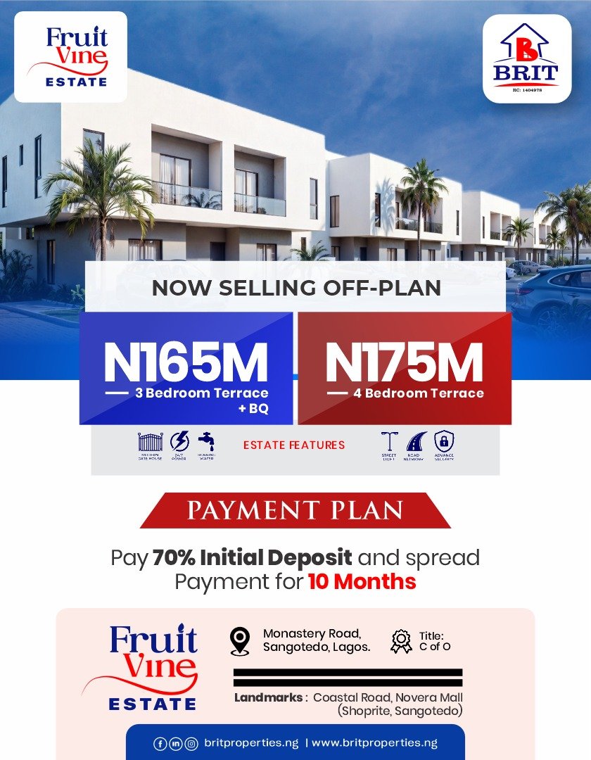 3 bedroom terrace with BQ for Sale in State Housing, Calabar, Cross River